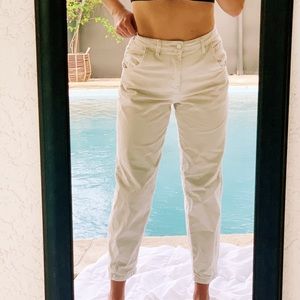 Urban Outfitters Cream Straight Leg Pants